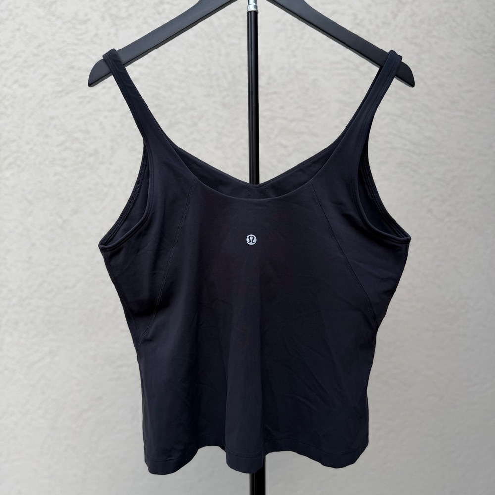 Lululemon Align Waist Length Tank Top Black Nulu Size 14 EUC - Picture 4 of 16